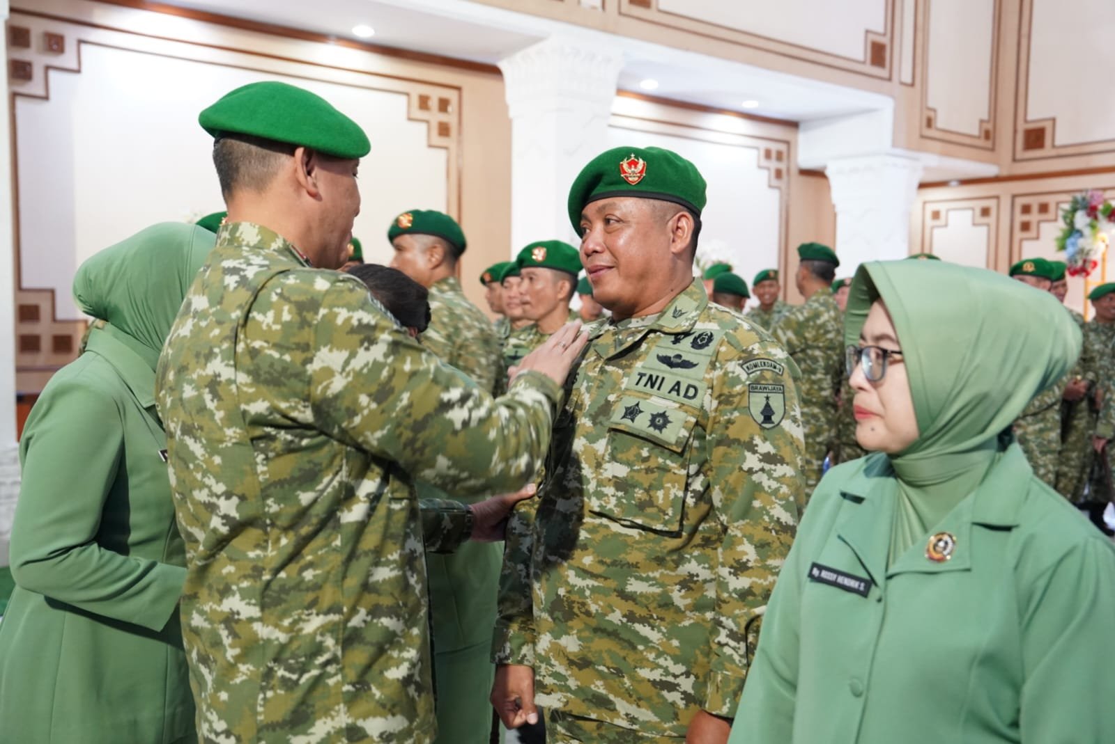 Pangdam V/Brawijaya Pimpin Laporan Korps Kenaikan Pangkat Perwira Kodam V Brawijaya Periode April 2026