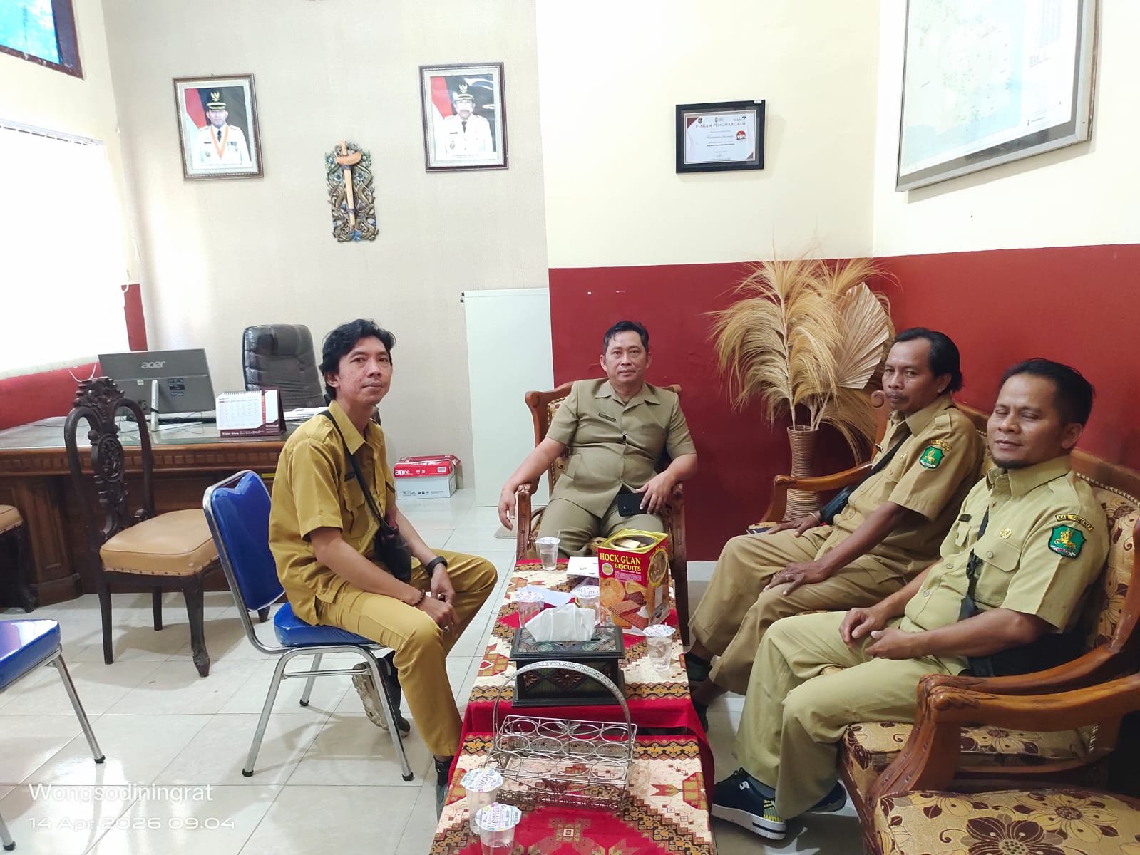 Diskominfo Sumenep Pantau Program Layanan Informasi dan Pengaduan Publik di Kecamatan Saronggi