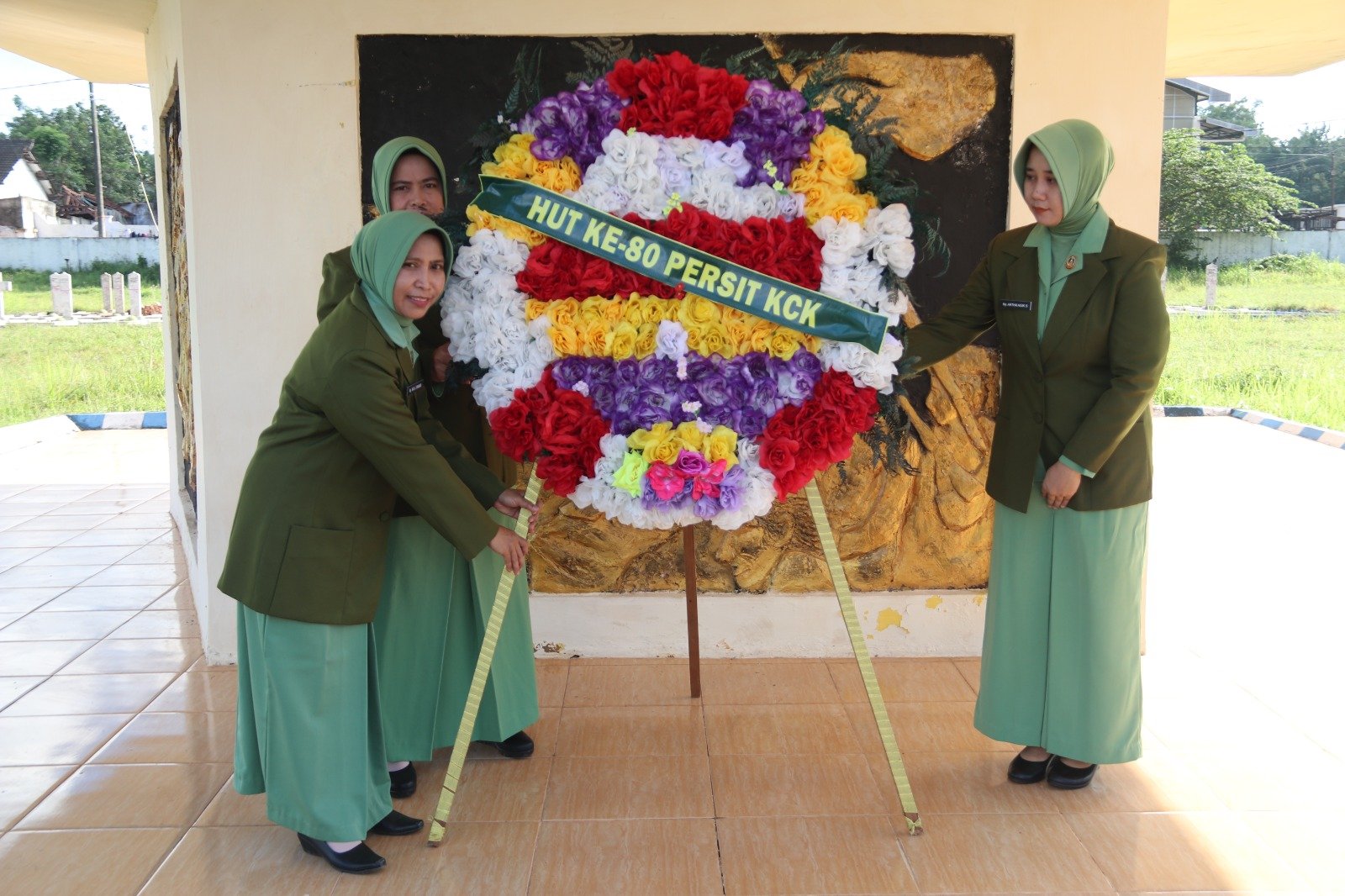 Persit Kodim Sumenep Gelar Ziarah, Teguhkan Semangat Kepahlawanan di HUT ke-80