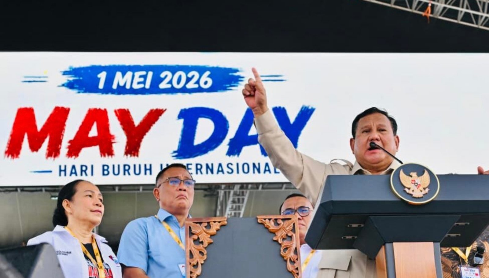 Presiden Sahkan UU PPRT di May Day 2026, Tegaskan Negara Hadir Lindungi Buruh