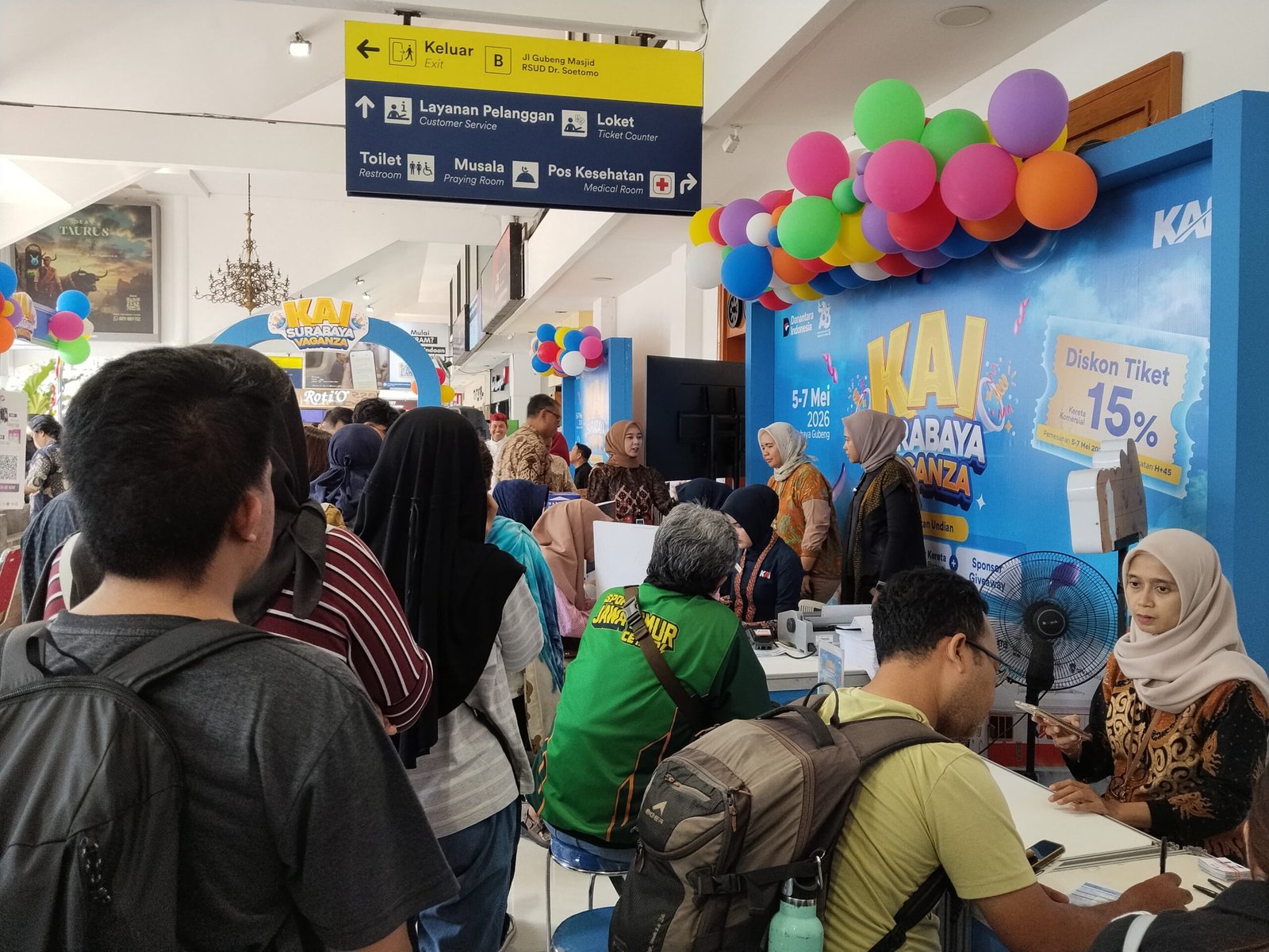 Promo HUT Surabaya! KAI Daop 8 Gelar Vaganza, Tiket Kereta Diskon 15%