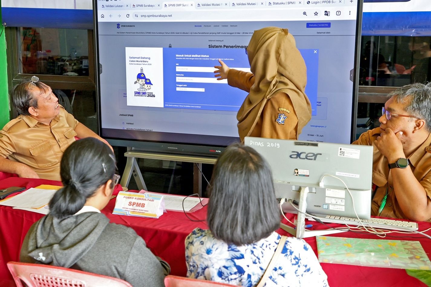 Hari Ini Terakhir Uji Coba SPMB Surabaya 2026, Dispendik Pastikan Sistem Lancar
