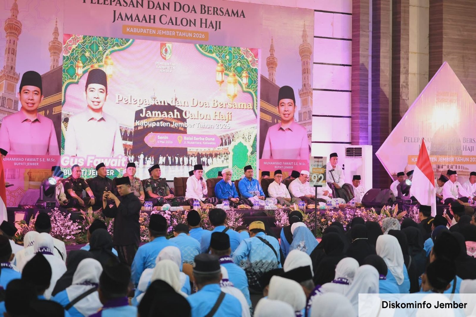 Pelepasan dan Doa Bersama Jamaah Calon Haji Kabupaten Jember Menguatkan Niat Menuju Tanah Suci