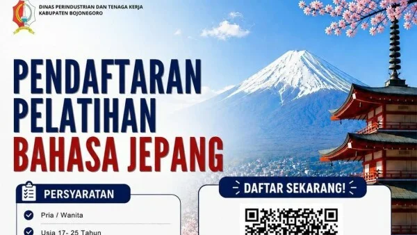 Dinperinaker Bojonegoro Kembali Buka Program Pelatihan Bahasa Jepang 2026