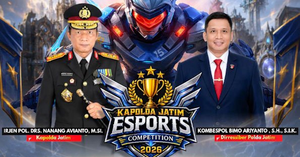 Sambut Hari Bhayangkara ke-80, Polda Jatim Gelar Turnamen Esport untuk Umum