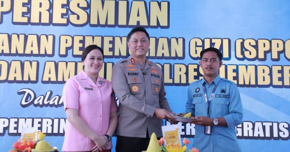 Polres Jember Kembali Resmikan Dua SPPG, Dukung Program MBG untuk Generasi Bangsa
