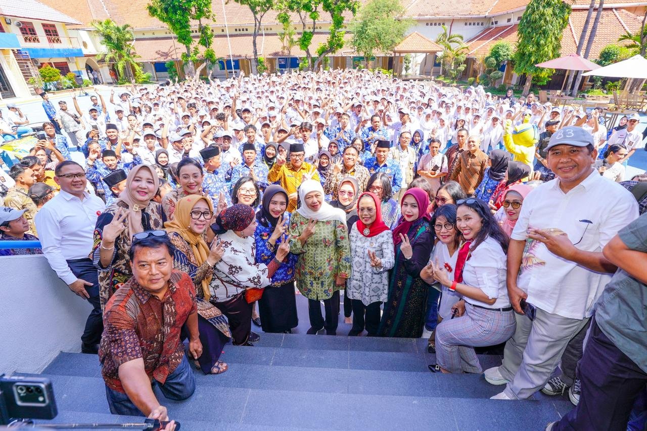 Khofifah Resmikan Graha Nusantara SMADA Surabaya, Gedung Rp3 Miliar Hasil Gotong Royong Alumni