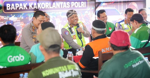 Kakorlantas Hadiri Polantas Menyapa di Jepara, Ajak Ojol dan Komunitas Difabel Kampanyekan Keselamatan Lalu Lintas