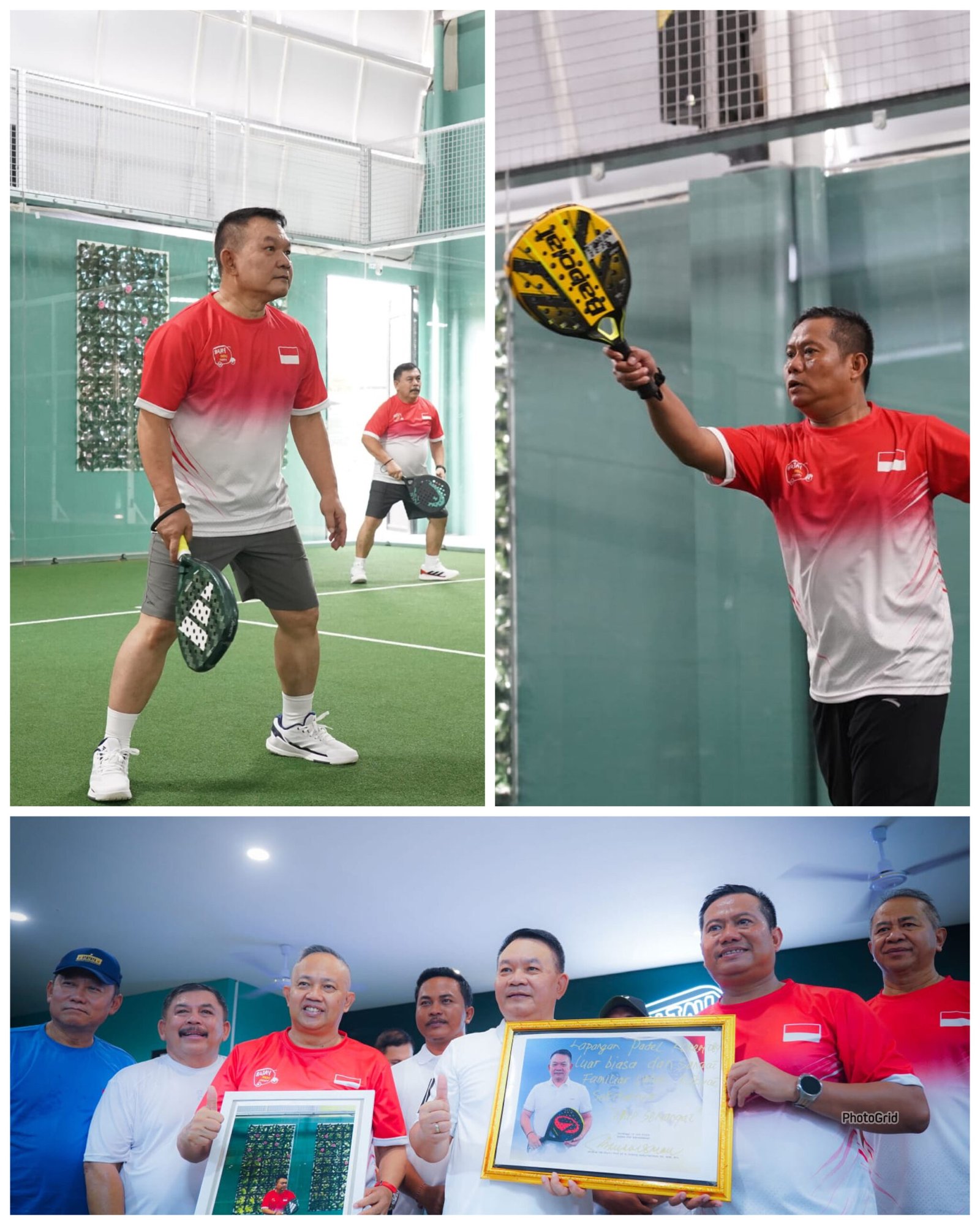 Danrem 084/BJ Dampingi Kepala Staf Kepresidenan Main Padel, Jaga Kebugaran di Tengah Kesibukan Tugas