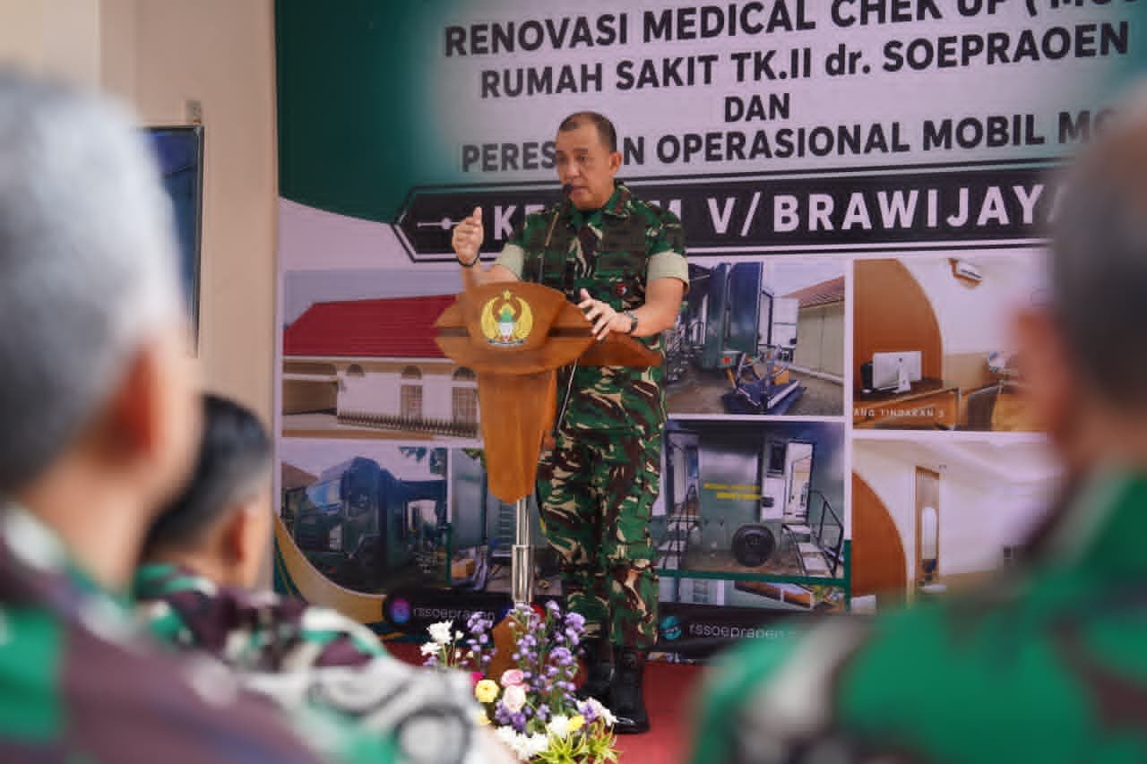 Pangdam V/Brawijaya Tinjau Penguatan Layanan Kesehatan, Ketahanan Pangan, dan Pembangunan Yonif TP di Malang