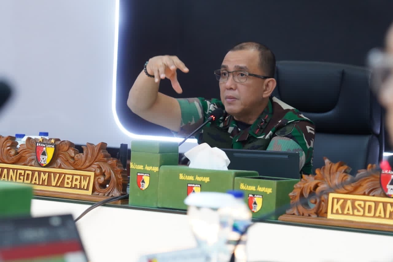 Perkuat Pertahanan Wilayah, Pangdam V/Brawijaya Pimpin Paparan DED Yonif TP Tahap IV